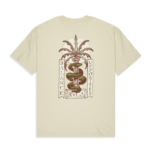RVCA Serpent T-Shirt Ceramic  - EVYZT00299-CER