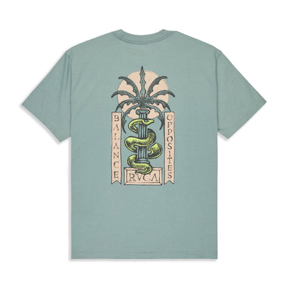 RVCA Serpent T-Shirt Lead  - EVYZT00299-SLK0