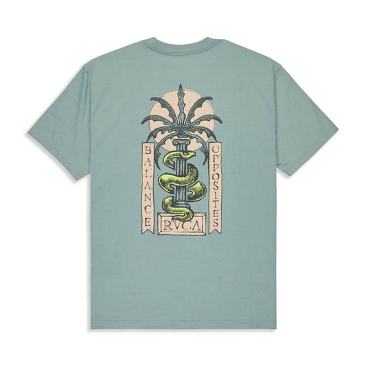RVCA Serpent T-Shirt Lead  - EVYZT00299-SLK0