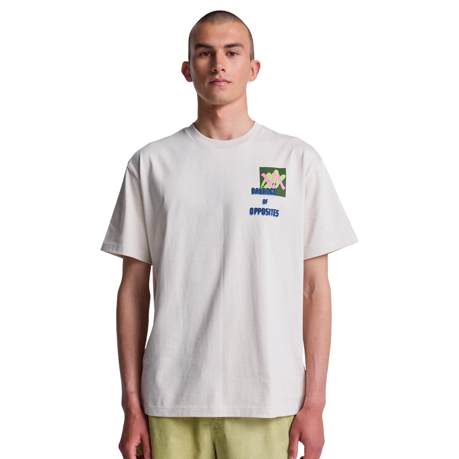 RVCA Antonia Figueiredo Love Birds T-Shirt Moonbeam  - EVYZT00310-SEZ0
