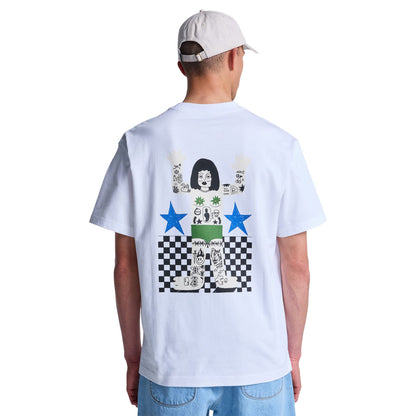 RVCA Antonia Figueiredo Bonhomme T-Shirt White  - EVYZT00314-WHT