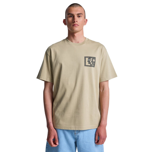 RVCA Face To Face T-Shirt Khaki  - EVYZT00339-KHA