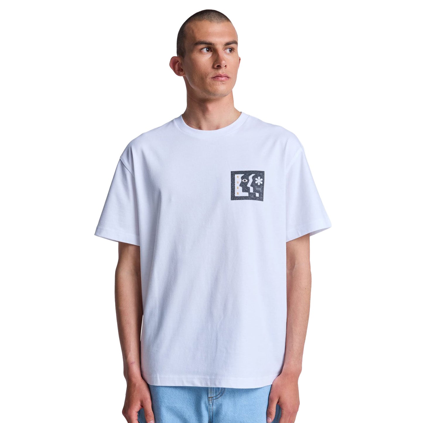 RVCA Face To Face T-Shirt White  - EVYZT00339-WHT