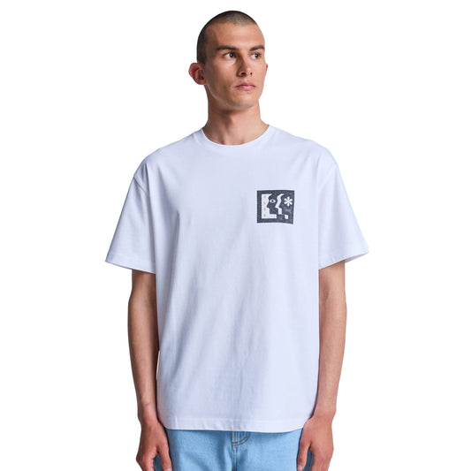 RVCA Face To Face T-Shirt White  - EVYZT00339-WHT