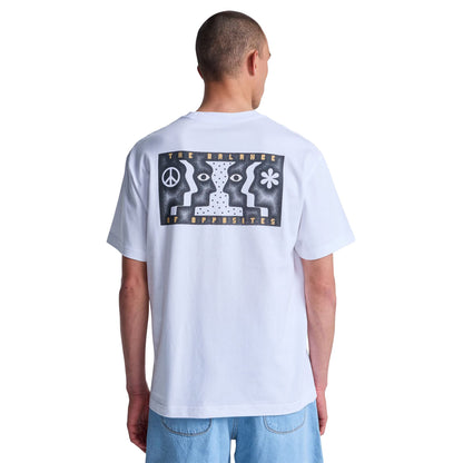 RVCA Face To Face T-Shirt White  - EVYZT00339-WHT