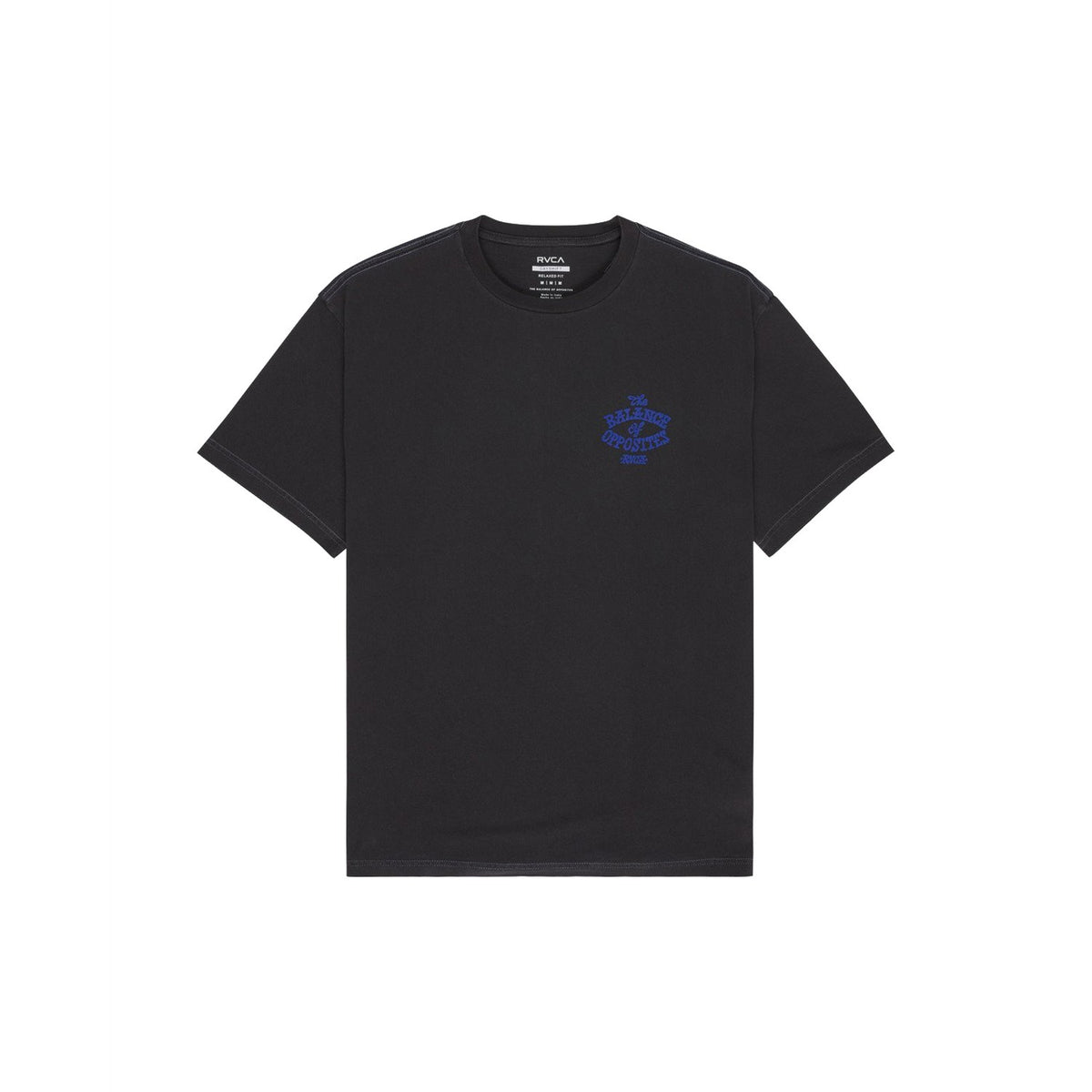 RVCA Dalas Snake Tee Washed Black  - EVYZT00372-KTA0
