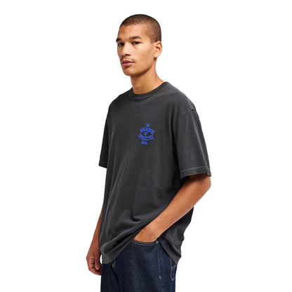 RVCA Dalas Snake Tee Washed Black  - EVYZT00372-KTA0