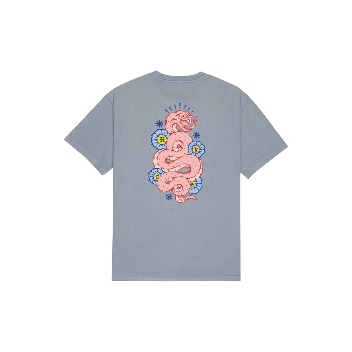 RVCA Dalas Snake Tee Monument  - EVYZT00372-MON