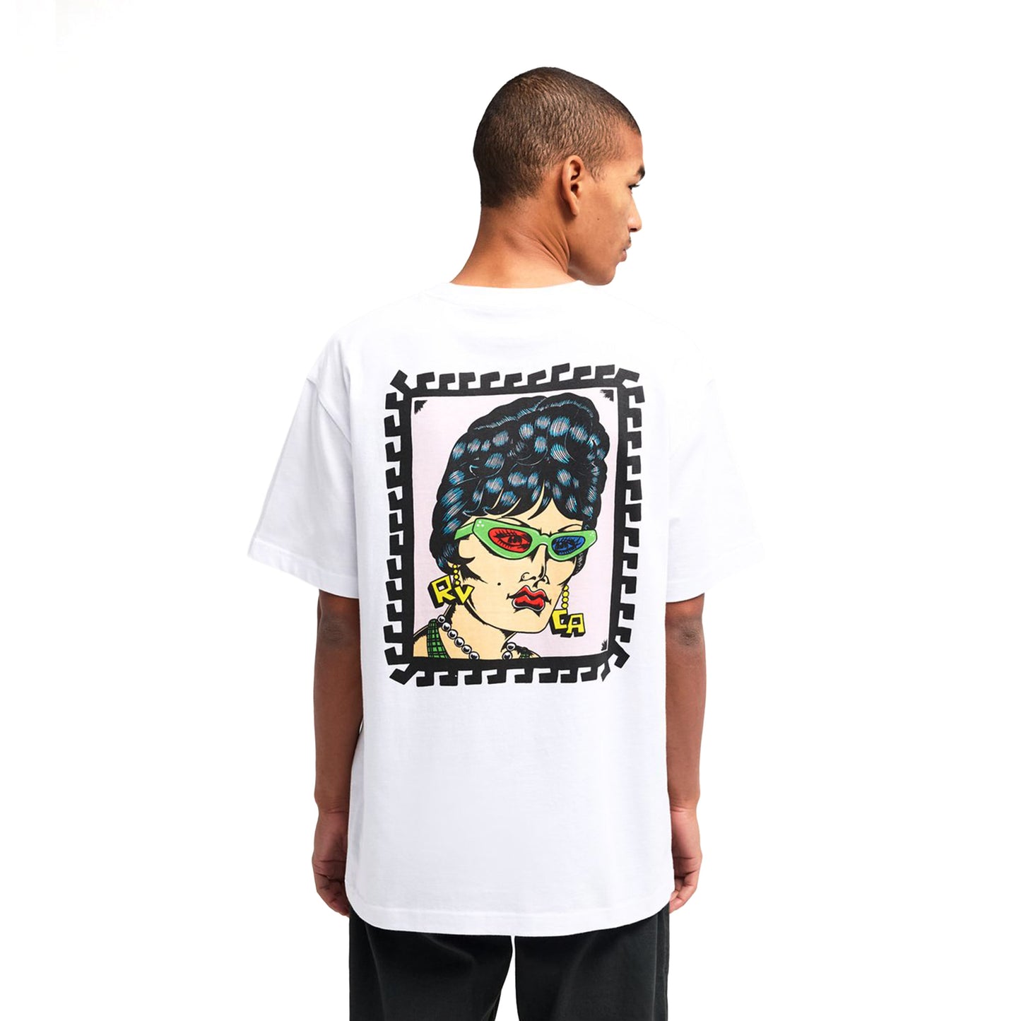 RVCA Barba Bangles Tee White  - EVYZT00374-WHT