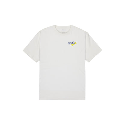RVCA Dalas Tiger Palm Tee Antique White  - EVYZT00377-ANW