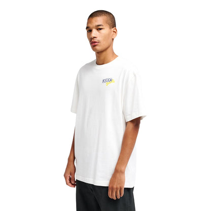 RVCA Dalas Tiger Palm Tee Antique White  - EVYZT00377-ANW