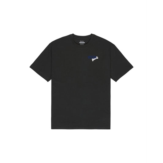 RVCA Dalas Tiger Palm Tee Pirate Black  - EVYZT00377-PTK
