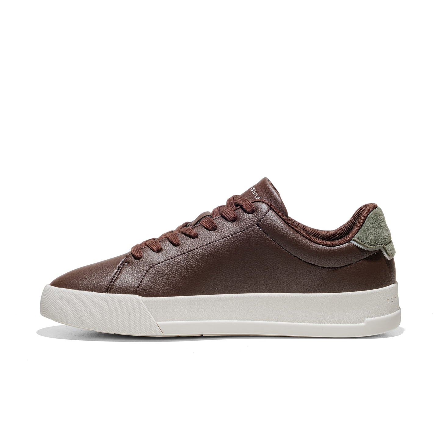 Tommy Hilfiger Court Leather Detail Essential Cocoa/Olive  - FM0FM053670HH