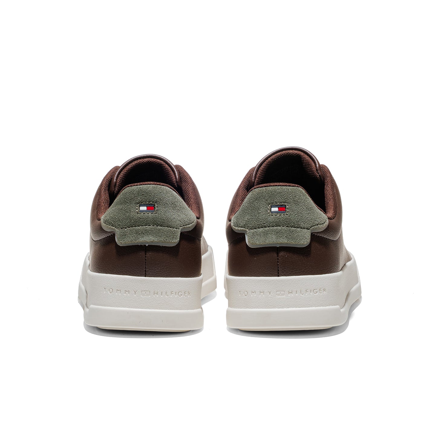 Tommy Hilfiger Court Leather Detail Essential Cocoa/Olive  - FM0FM053670HH