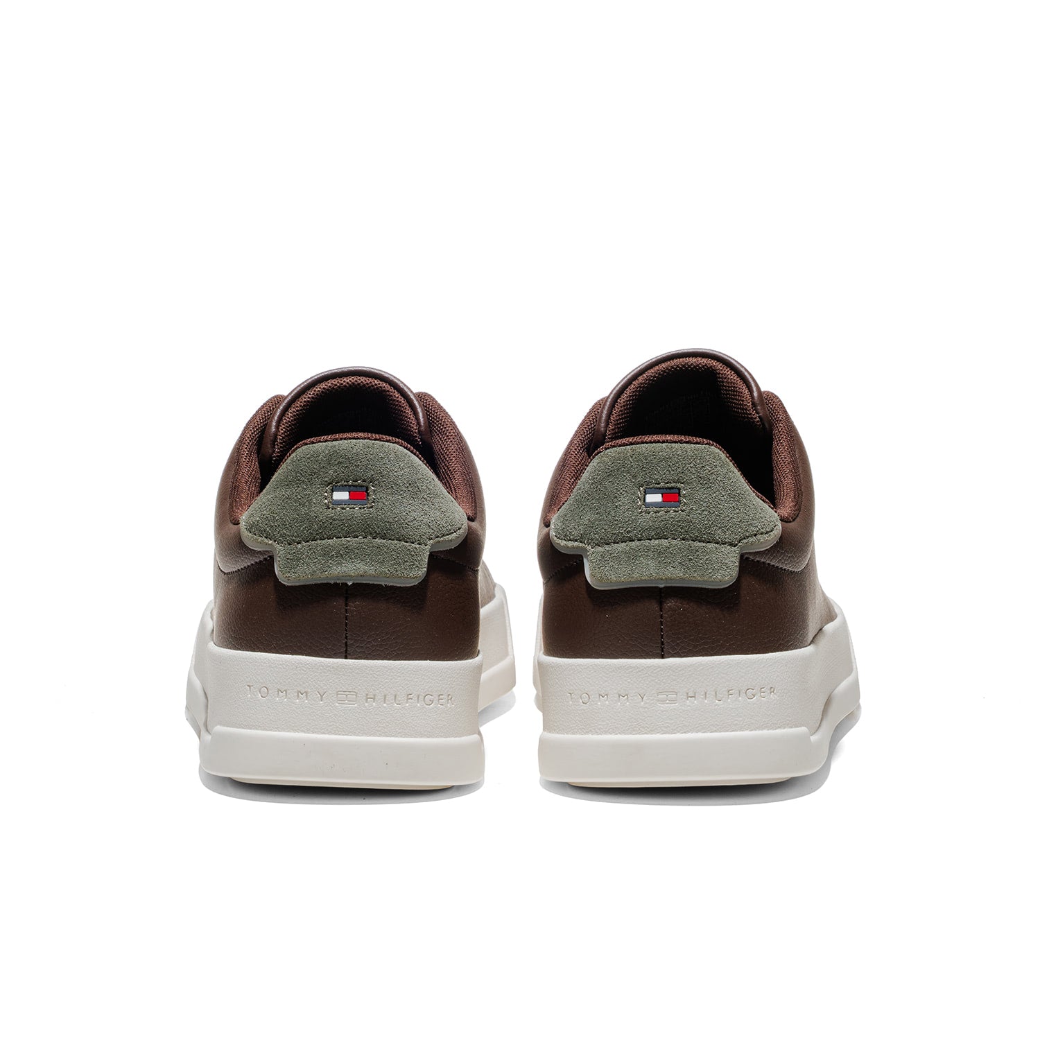 Tommy Hilfiger Court Leather Detail Essential Cocoa/Olive  - FM0FM053670HH