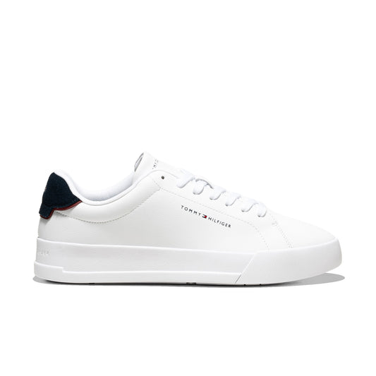 Tommy Hilfiger Court Leather Detail Essential White/Sky  - FM0FM053670LD