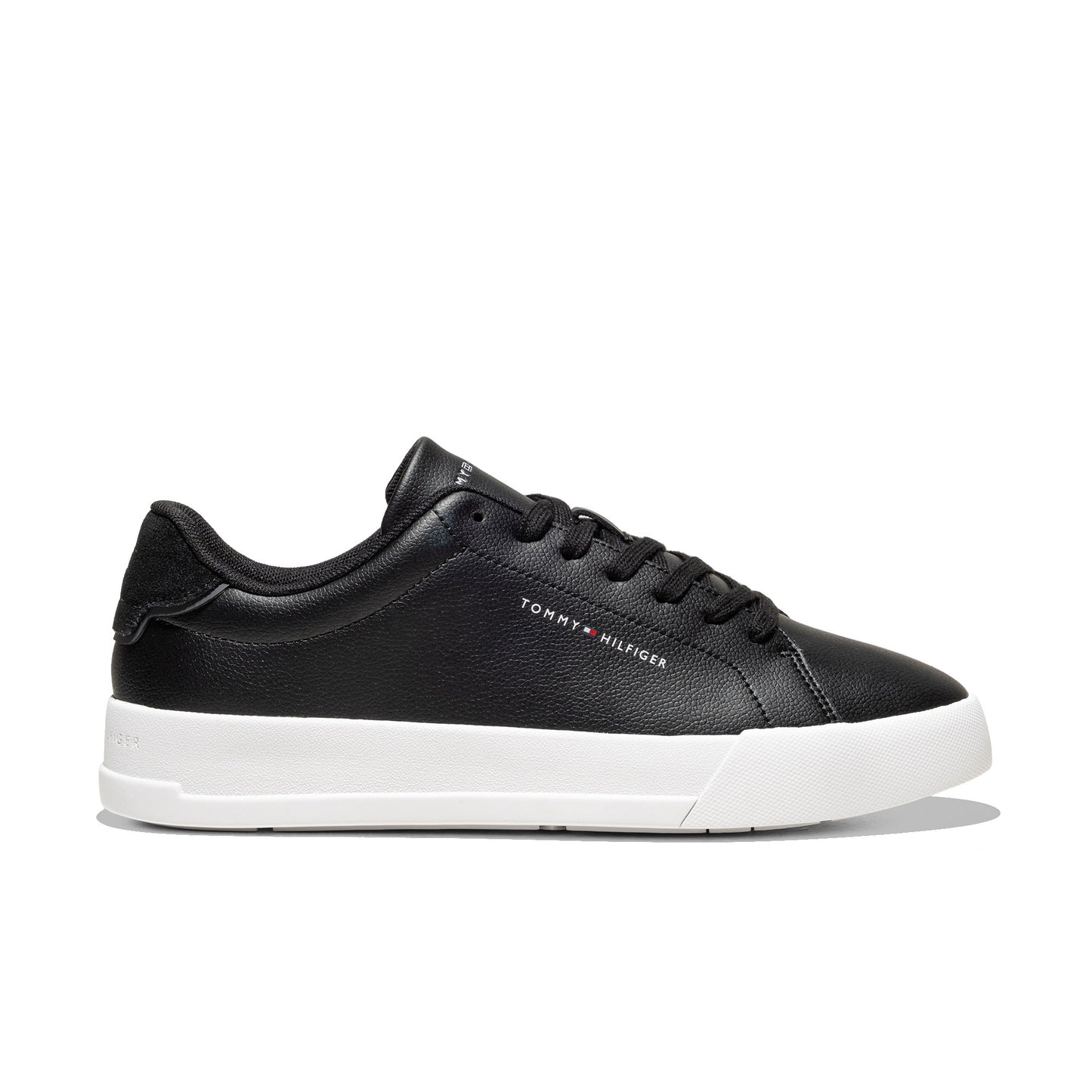 Tommy Hilfiger Court Leather Detail Essential Black  - FM0FM05367BDS