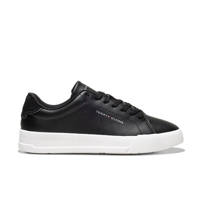 Tommy Hilfiger Court Leather Detail Essential Black  - FM0FM05367BDS