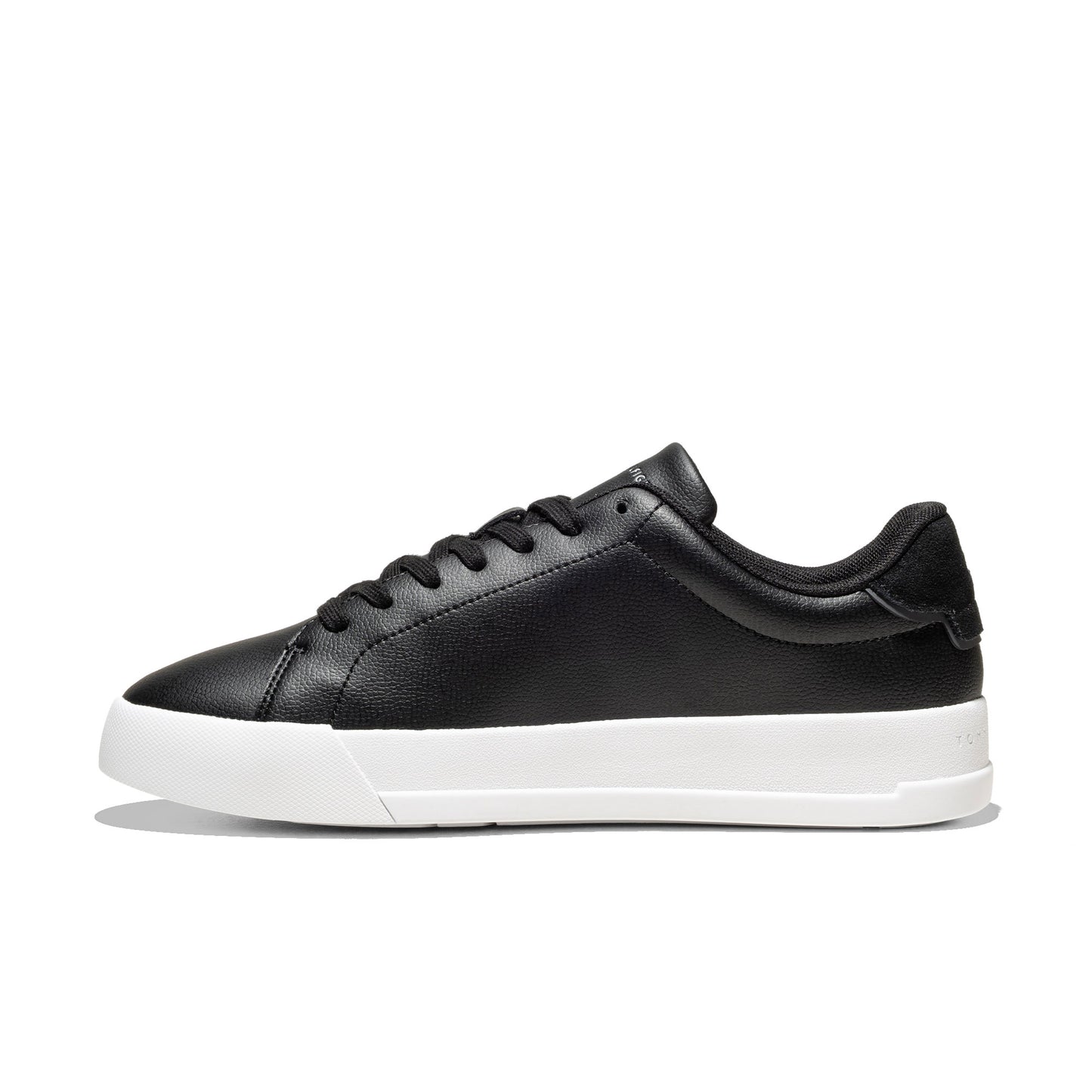 Tommy Hilfiger Court Leather Detail Essential Black  - FM0FM05367BDS
