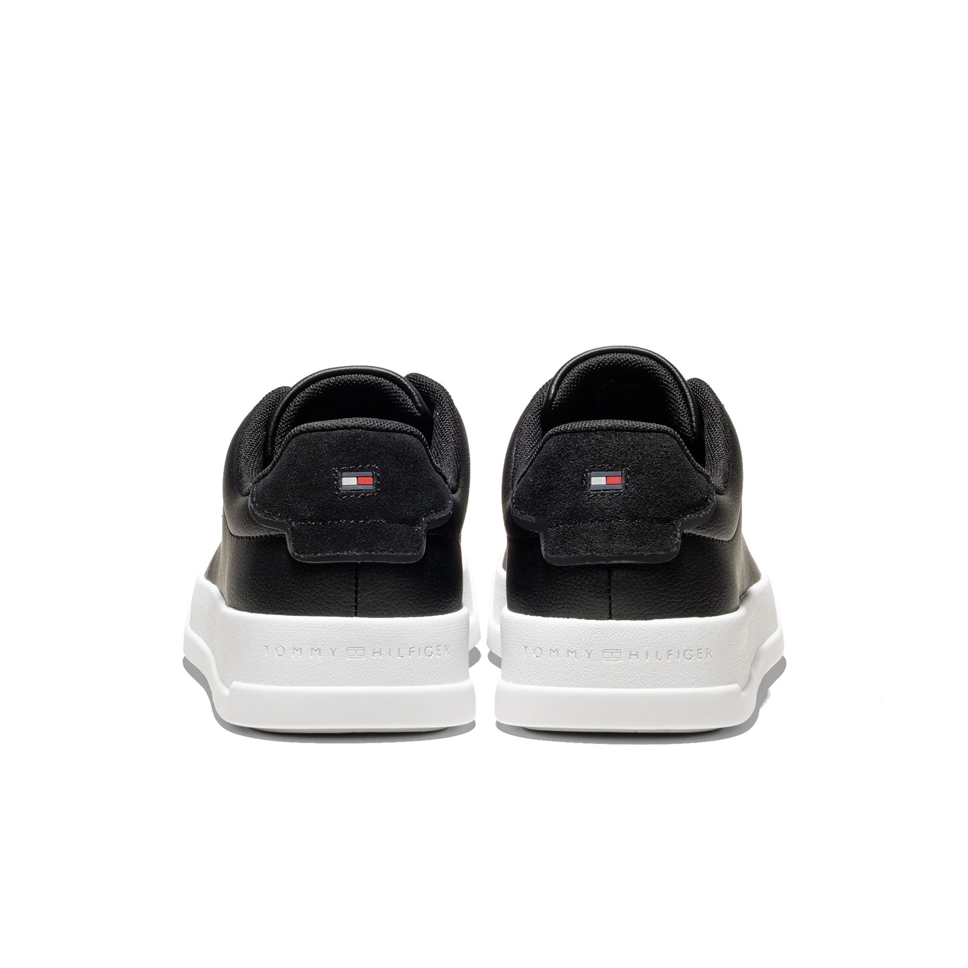 Tommy Hilfiger Court Leather Detail Essential Black  - FM0FM05367BDS