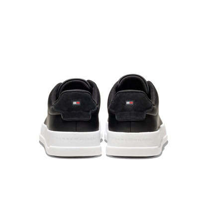 Tommy Hilfiger Court Leather Detail Essential Black  - FM0FM05367BDS