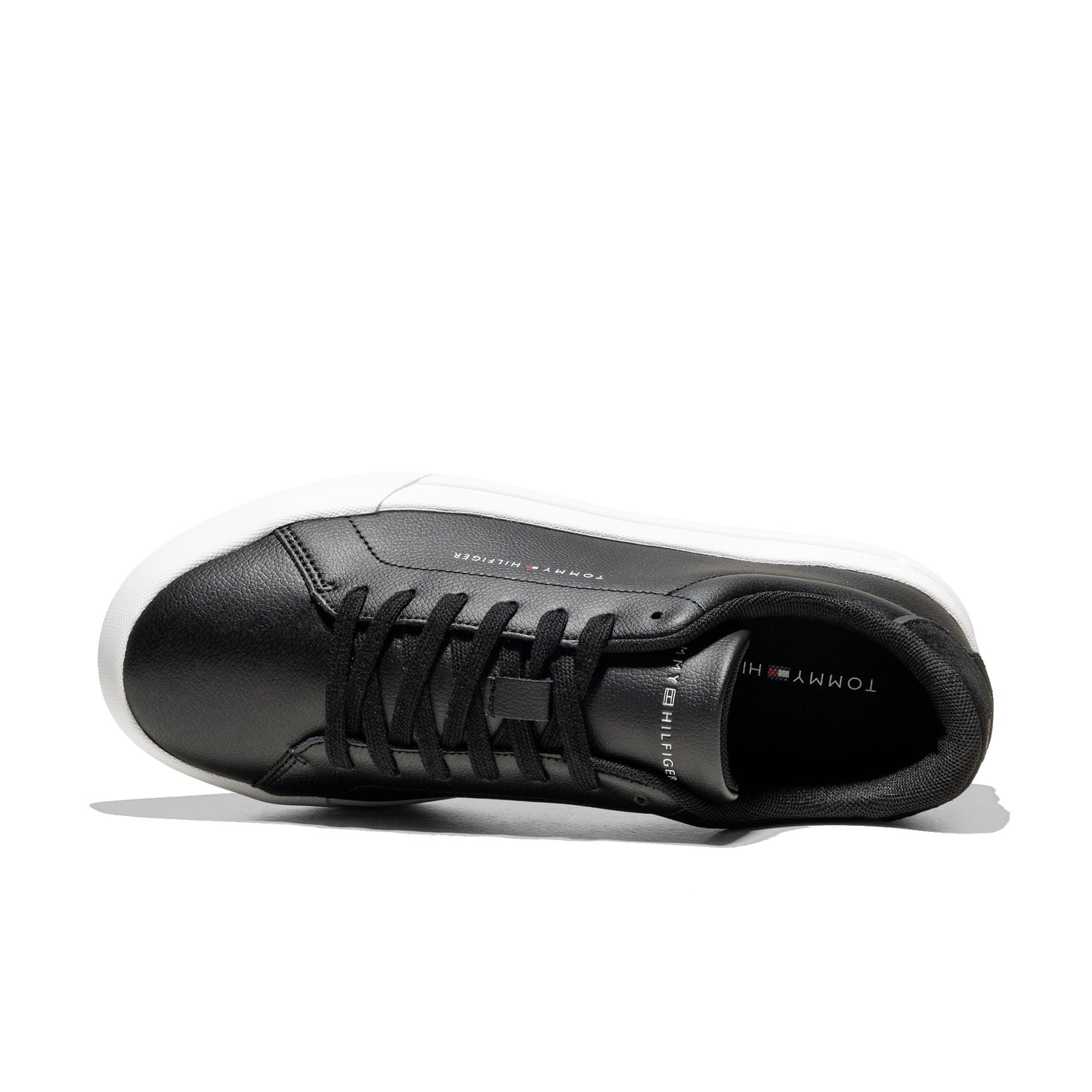 Tommy Hilfiger Court Leather Detail Essential Black  - FM0FM05367BDS
