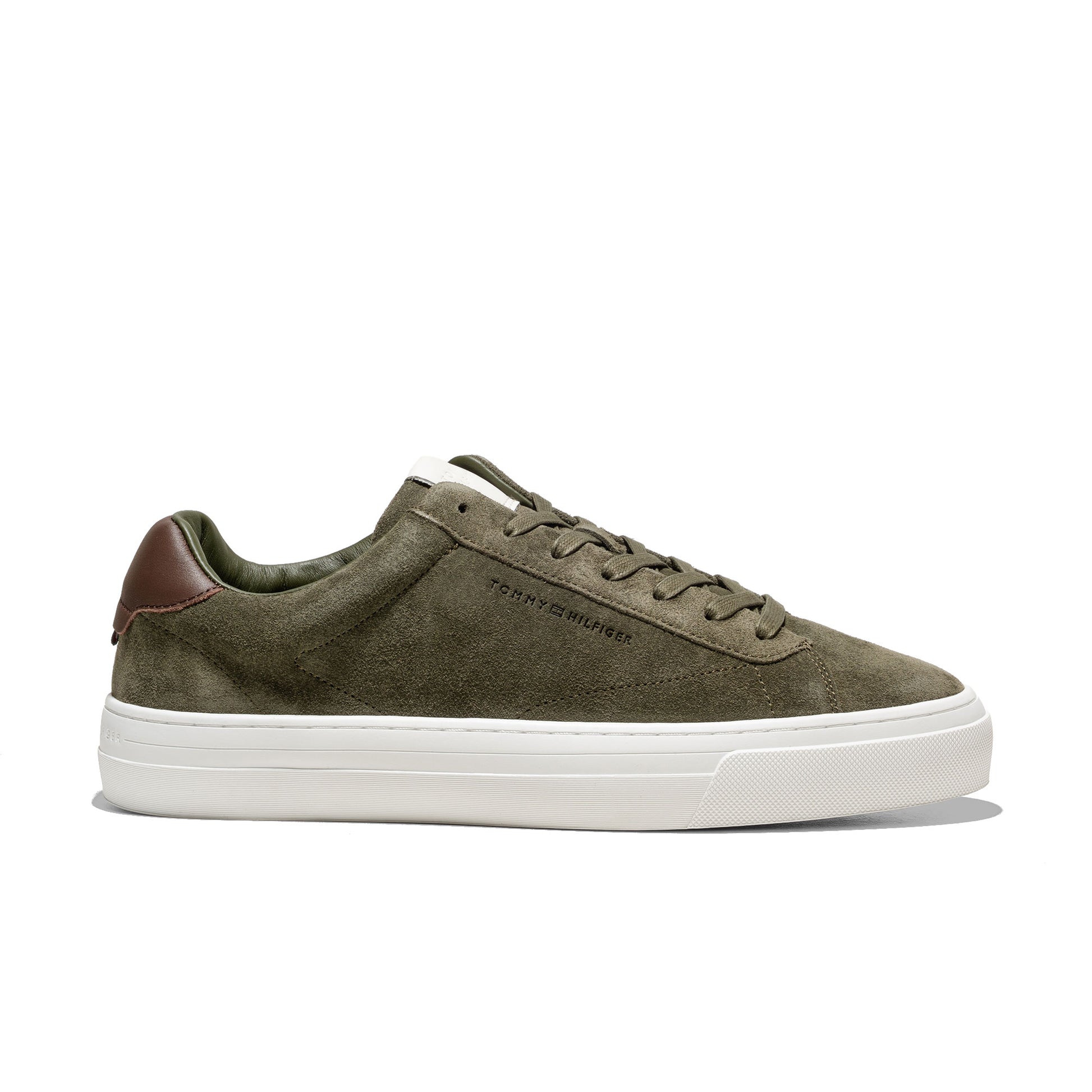 Tommy Hilfiger Premium Dress Cupsole Army Green  - FM0FM05573RBN