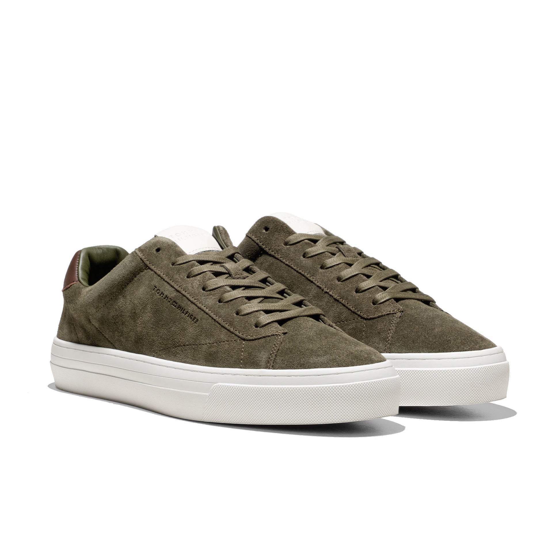 Tommy Hilfiger Premium Dress Cupsole Army Green  - FM0FM05573RBN