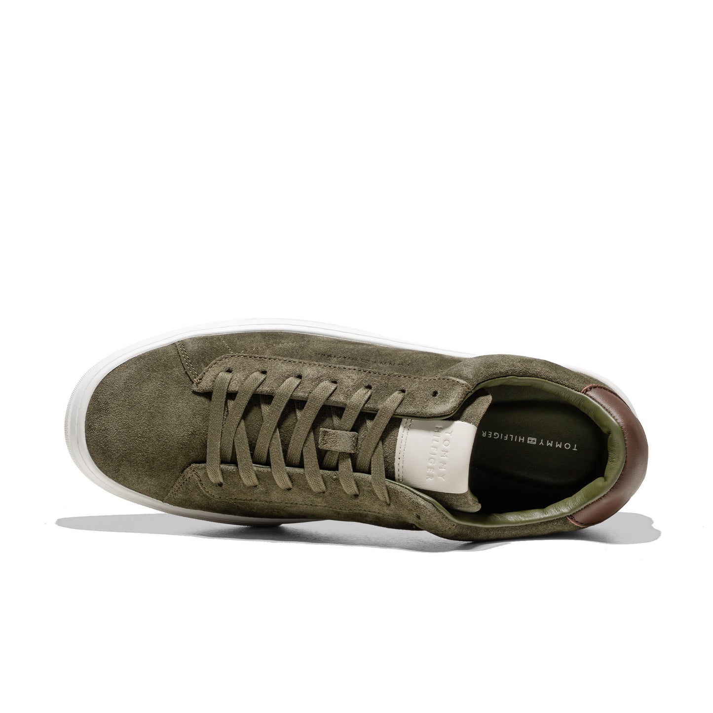 Tommy Hilfiger Premium Dress Cupsole Army Green  - FM0FM05573RBN