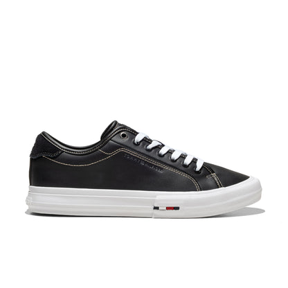 Tommy Hilfiger TH Hi Vulc Street Leather Black  - FM0FM05645BDS