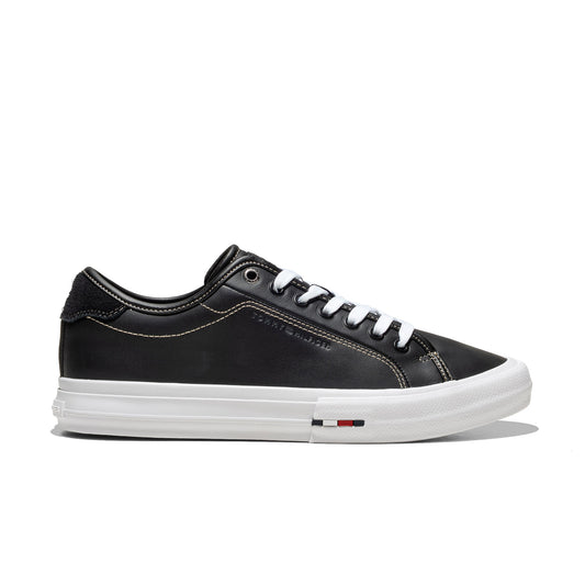 Tommy Hilfiger TH Hi Vulc Street Leather Black  - FM0FM05645BDS