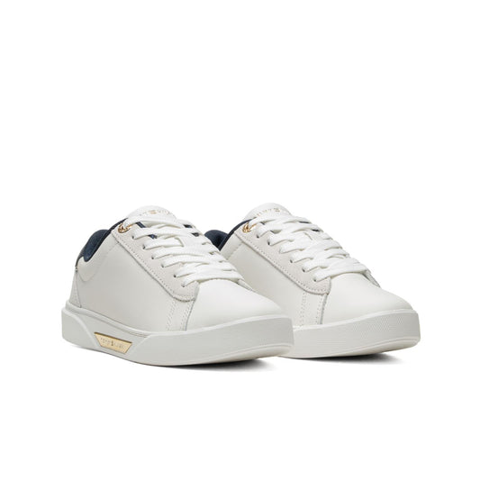 Tommy Hilfiger Chic Court Sneaker Ecru  - FW0FW08123YBL
