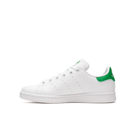 Adidas Stan Smith J Cloud White/Cloud White/Green  - FX7519