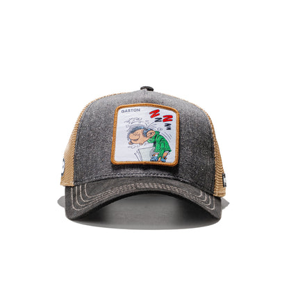 Capslab Spirou Gaston Cap Grey/Black  - GAZ