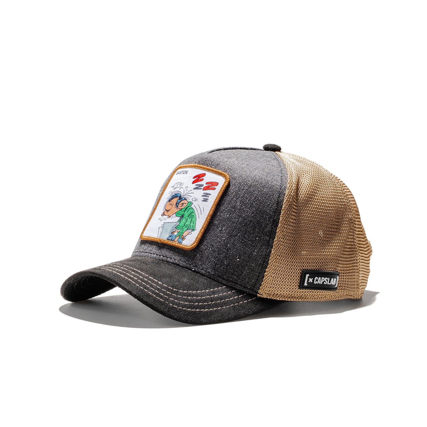 Capslab Spirou Gaston Cap Grey/Black  - GAZ