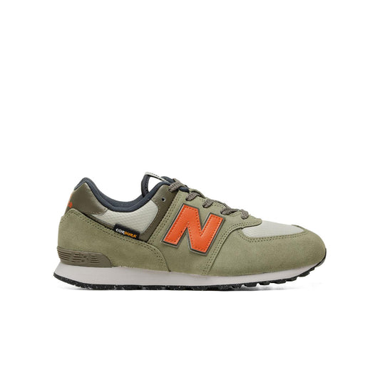 New Balance 574 Dark Olivine/Infield Clay  - GC574SOF