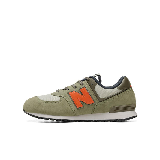 New Balance 574 Dark Olivine/Infield Clay  - GC574SOF