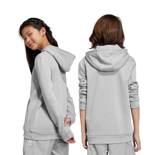 Adidas Originals Trefoil Hoodie Medium Grey Heather  - GE1979