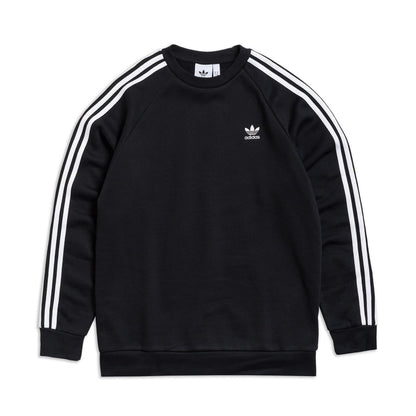 Adidas 3-Stripes Crew Sweat Black  - GN3487