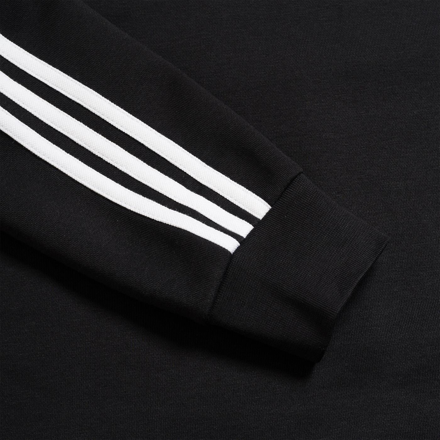 Adidas 3-Stripes Crew Sweat Black  - GN3487
