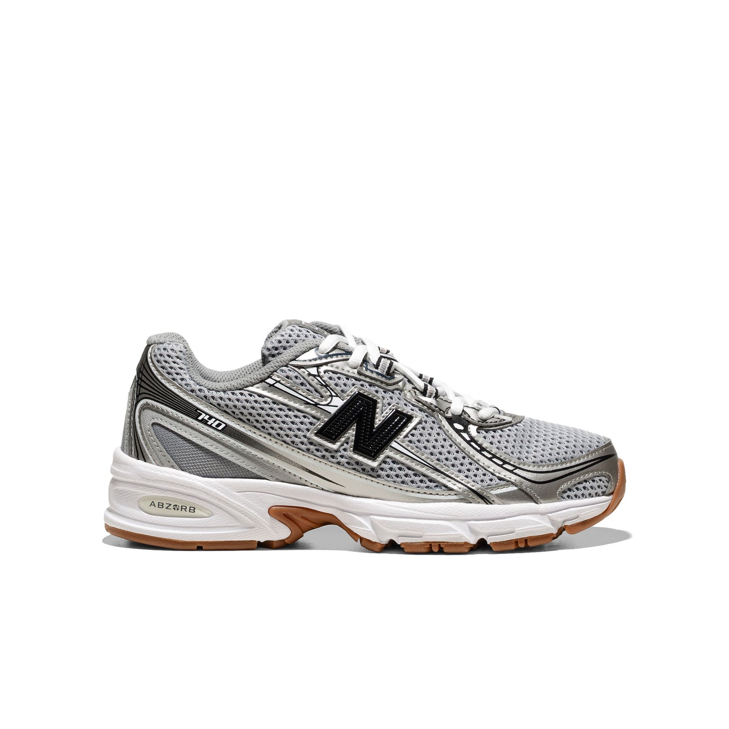 New Balance 740 Silver Metallic/Black  - GR740GB