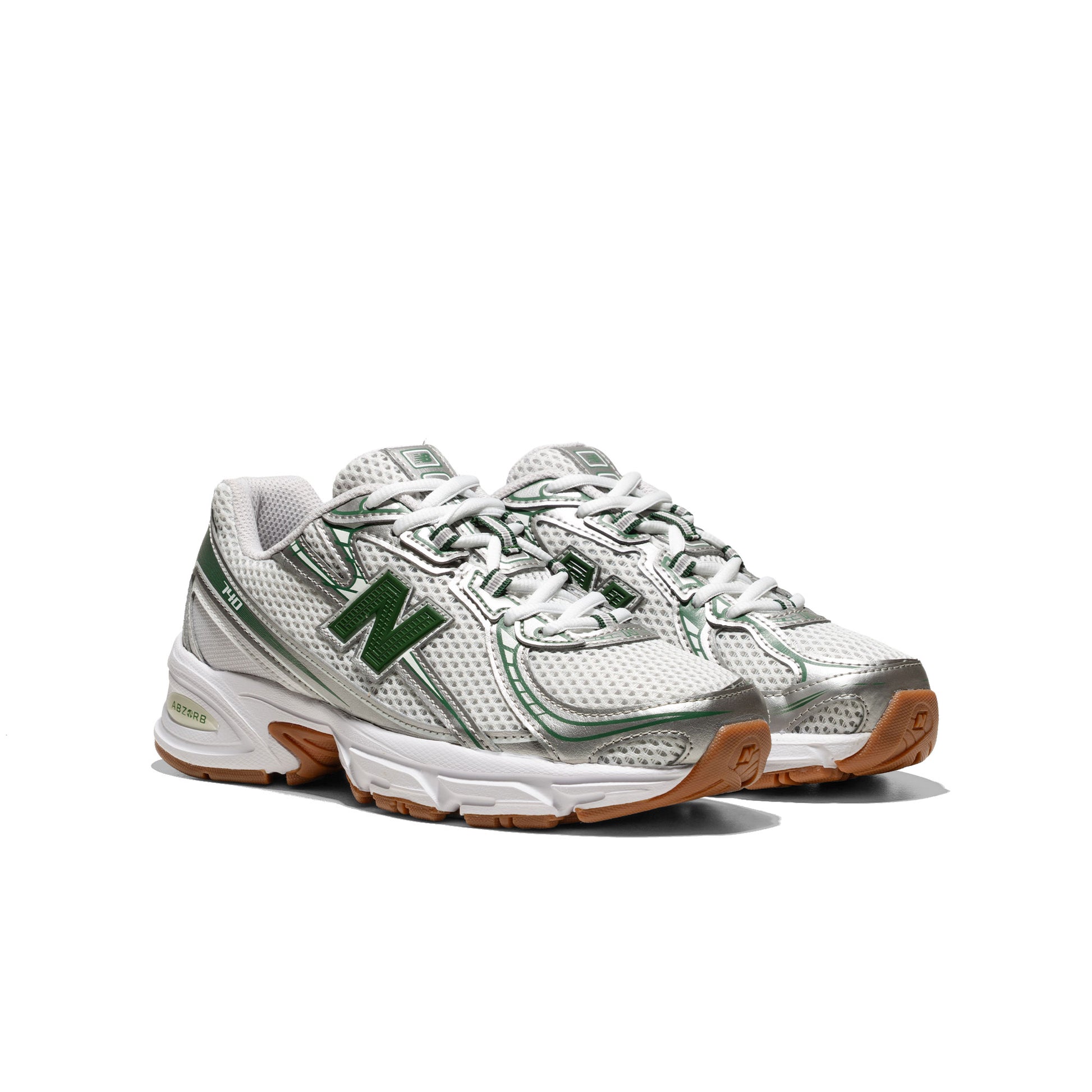 New Balance 740 Silver Metallic/Dark Alpine Green  - GR740SF