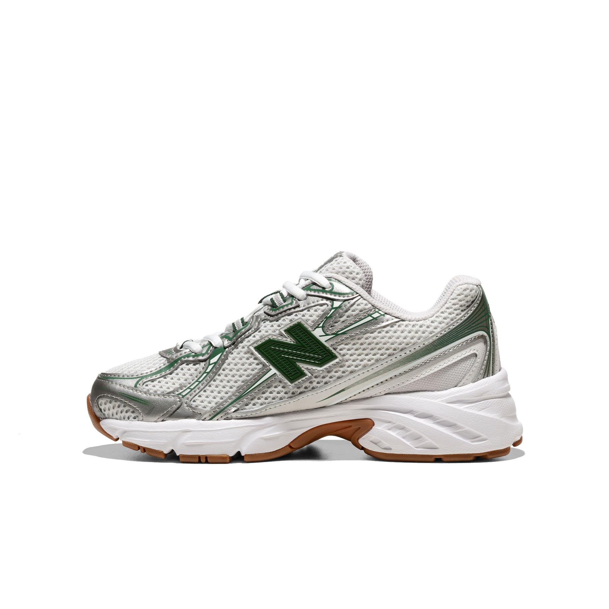 New Balance 740 Silver Metallic/Dark Alpine Green  - GR740SF