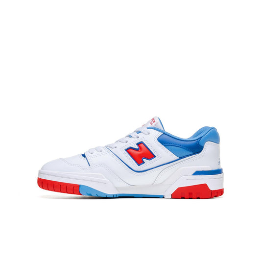 New Balance 550 White/True Red  - GSB550CH