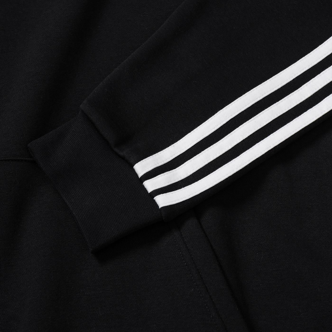 Adidas 3-Stripes Hoody Black  - H06676