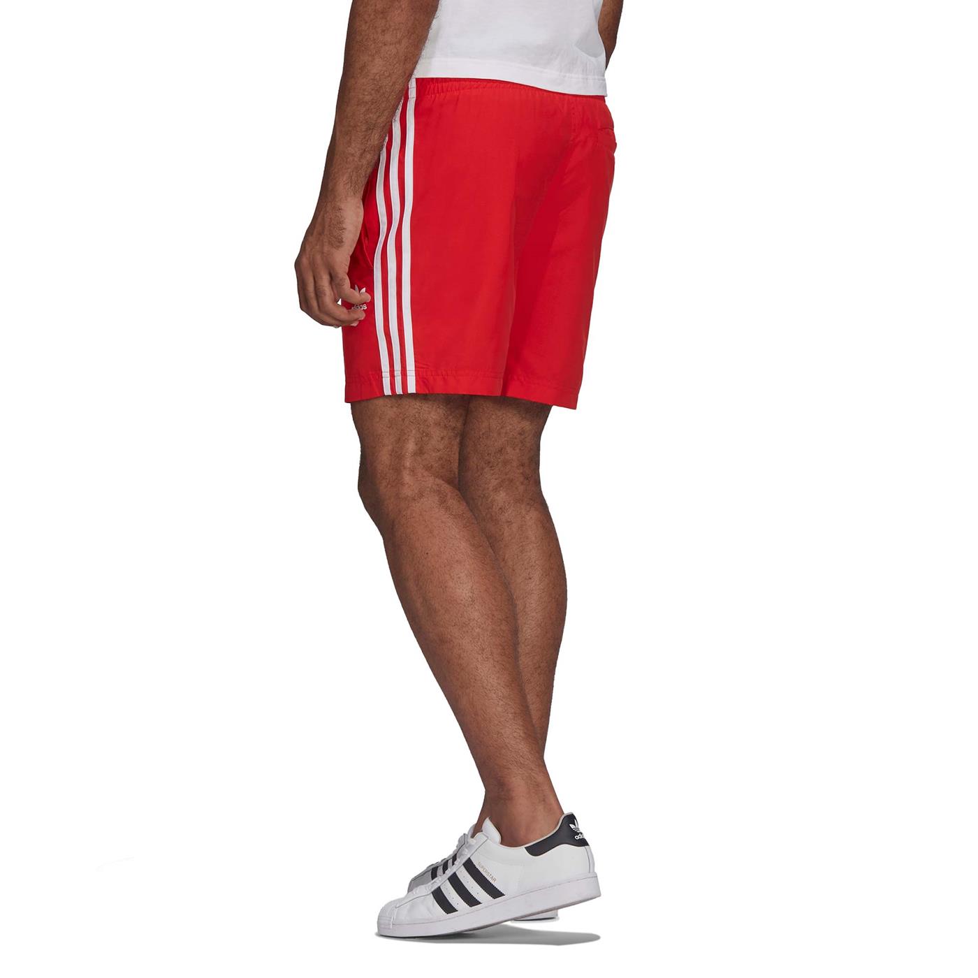 Adidas 3-Stripes Swimshort Vivid Red  - HF2120