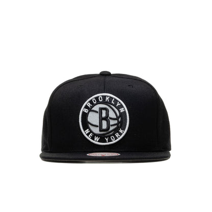 Mitchell & Ness Team Ground 2.0 Snapback Brooklyn Nets  - HHSS3256-BNEBLACK