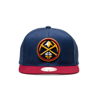 Mitchell & Ness Team 2 Tone 2.0 Snapback Denver Nuggets  - HHSS3264-DNUNYRD