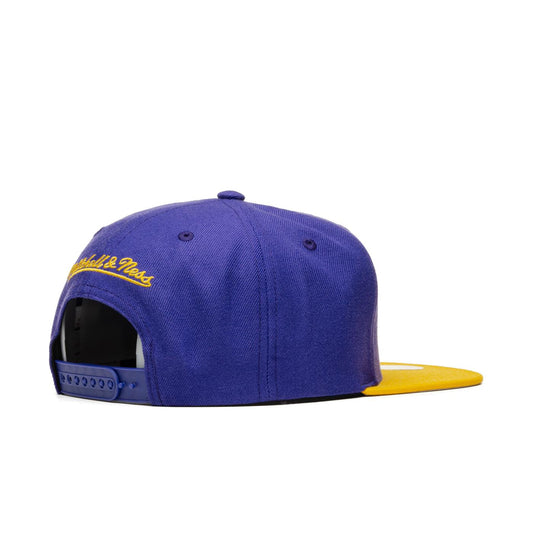 Mitchell & Ness Team 2 Tone 2.0 Snapback LA Lakers  - HHSS3264-LALPRPYLW