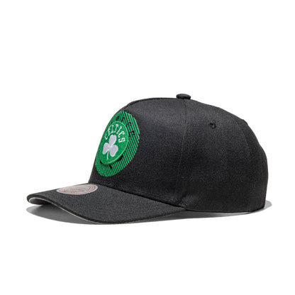 Mitchell & Ness Tilted Pro Snapback Boston Celtics Black  - HP12813-BCEBLCK